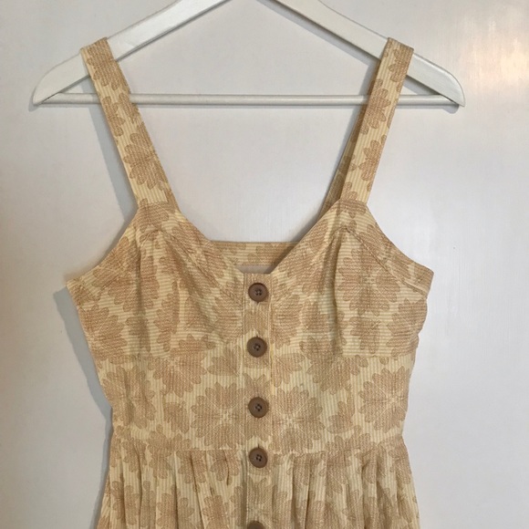 Maeve Dragonfly Pattern Summer Dress with Buttons - Picture 5 of 6